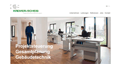 Desktop Screenshot of kremer-scheib.de