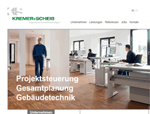 Tablet Screenshot of kremer-scheib.de